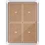 NOBO VITRINA CORCHO PREMIUM PLUS 53 x 69 cm 4xA4 1902561